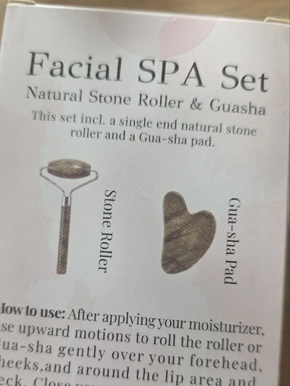 Jade Facial Roller & Gua Sha Set - Green